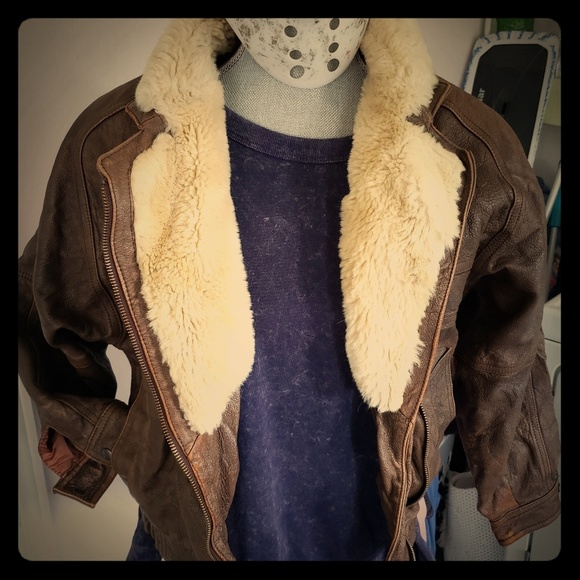 AVIATOR Bomber jacket 💯 AUTHENTIC - Picture 1 of 4